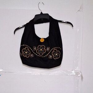 A Chateau Cloth Hobo Bag Beaded Boho Countrycore Hippie Embellished